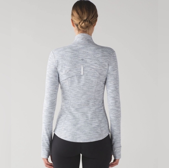 Lululemon Define Jacket, Wee Are From Space in Ice Grey Alpine White Size 8 - Picture 2 of 16